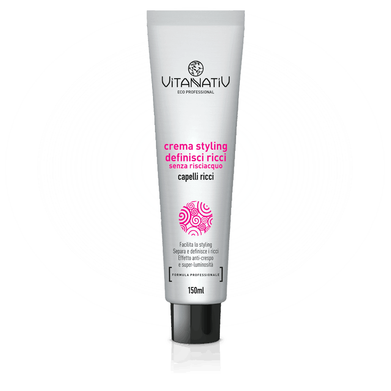 VitanatiV crema styling definisci ricci capelli mossi e ricci